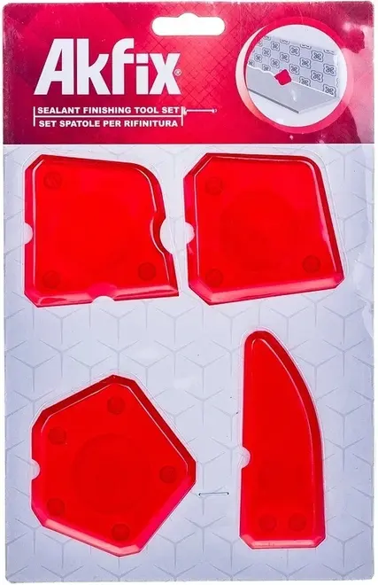 Akfix набор шпателей для выравнивания и затирки герметиков