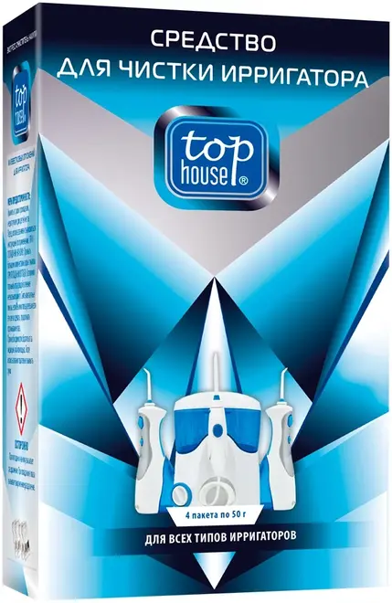 Top House средство для чистки ирригатора (4*50 г)