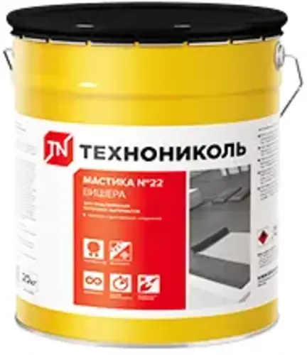 Технониколь №22 Вишера мастика приклеивающая битумно-полимерная (20 кг)