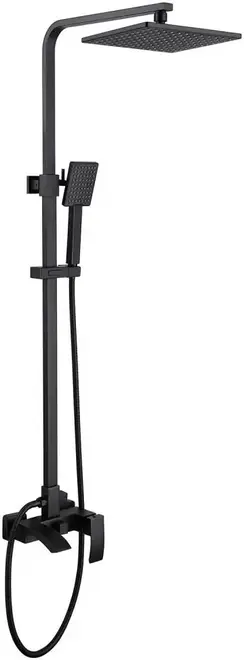 Abber Wasserfall AF8616 стойка душевая с изливом черный матовый (AF8616B)