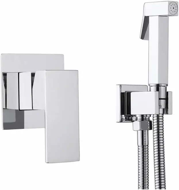 Abber Daheim AF8225 смеситель с гигиеническим душем хром (AF8225)