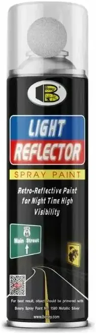 Bosny Light Reflector Spray Paint светоотражающее покрытие аэрозоль лак (300 мл) глянцевый