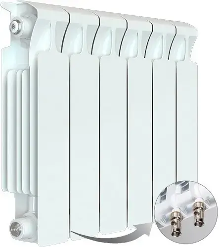 Рифар Monolit Ventil радиатор с нижним подключением 350 VL 6 секций