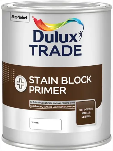 Dulux Trade Stain Block Primer грунтовка для блокировки старых пятен (2.5 л)