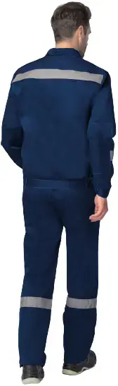 Факел-Спецодежда Легион-1 СОП костюм (куртка + брюки 64-66) 170-176 темно-серый/оранжевый