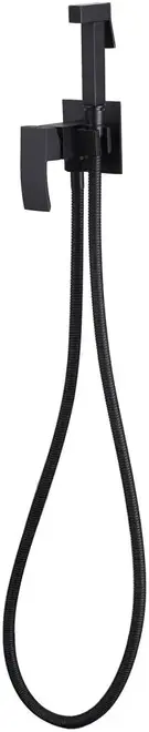 Abber Wasserfall AF8625 смеситель с гигиеническим душем черный матовый (AF8625B)