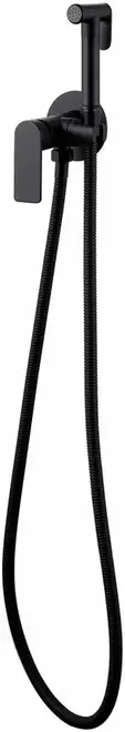 Abber Weiss Insel AF8025 смеситель с гигиеническим душем черный матовый (AF8025B)