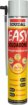 Soudal Soudabond Easy полиуретановый клей в аэрозоле (750 мл) бытовой