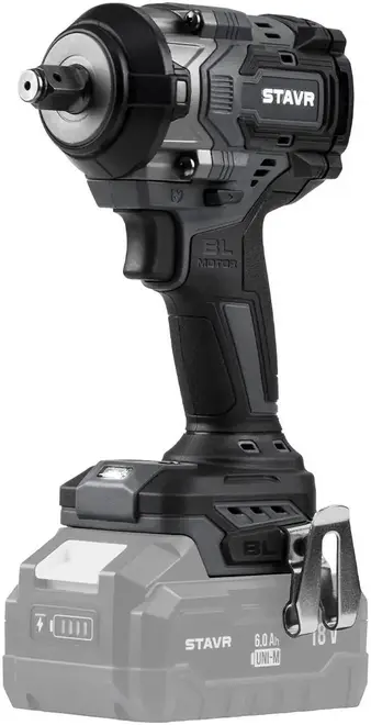 Ставр SWI 18BL-650V гайковерт ударный аккумуляторный (18 В 1700/2200/2700 об/мин 650 Нм/850 Нм без АКБ) №266766