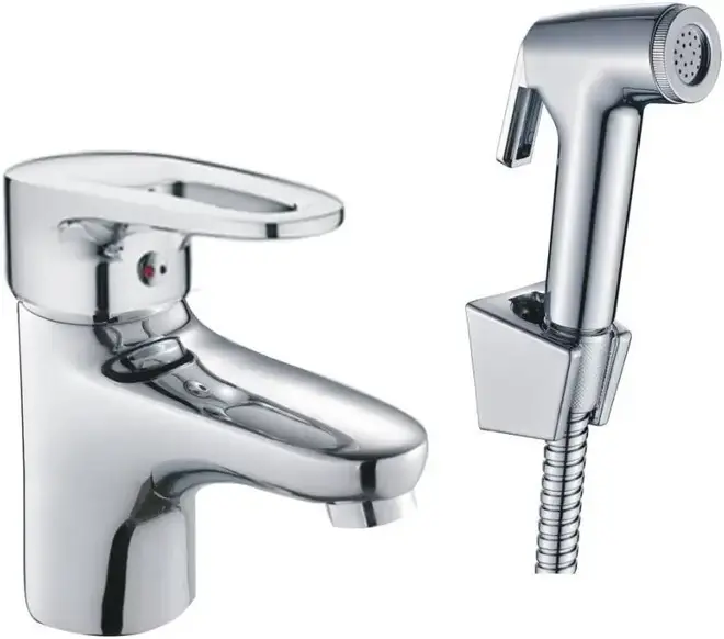 Haiba HB1268 смеситель для раковины с гигиеническим душем (HB1268)