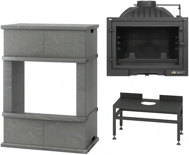 Эверест Everest 700 камин D-1 талькохлорит