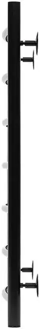 Royal Thermo Classic П7 полотенцесушитель водяной 800 х 500 мм черный (НС-1442592)