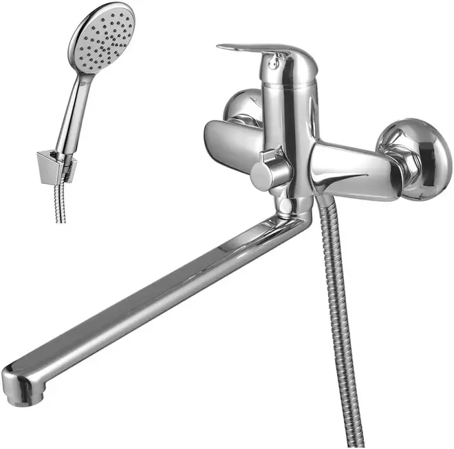 Lemark Plus Advance LM1219 смеситель с гигиеническим душем без излива хром (LM1219C)