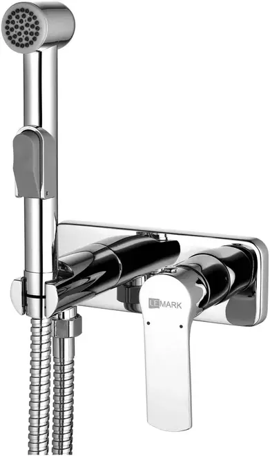 Lemark Plus Grace Plus Grace смеситель с гигиеническим душем без излива хром (LM1519C)