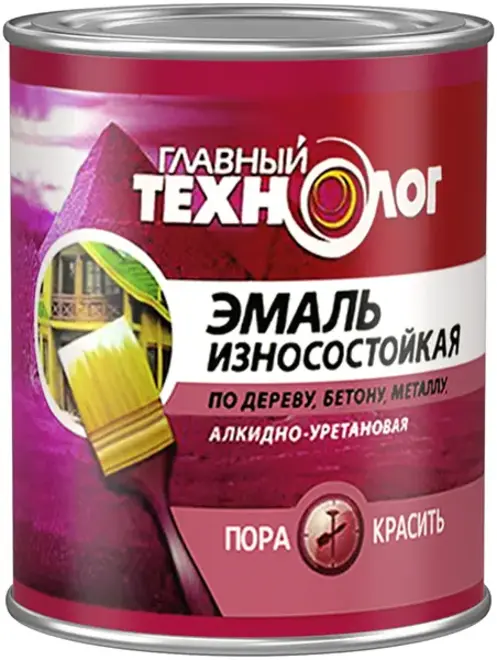 Главный Технолог эмаль износостойкая алкидно-уретановая (20 л) черная