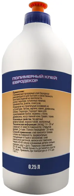 Титан Euro-Line Евродекор полимерный клей (250 мл)