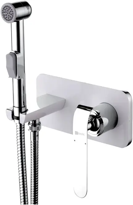 Lemark Melange LM4919 смеситель с гигиеническим душем без излива хром (LM4919CW)