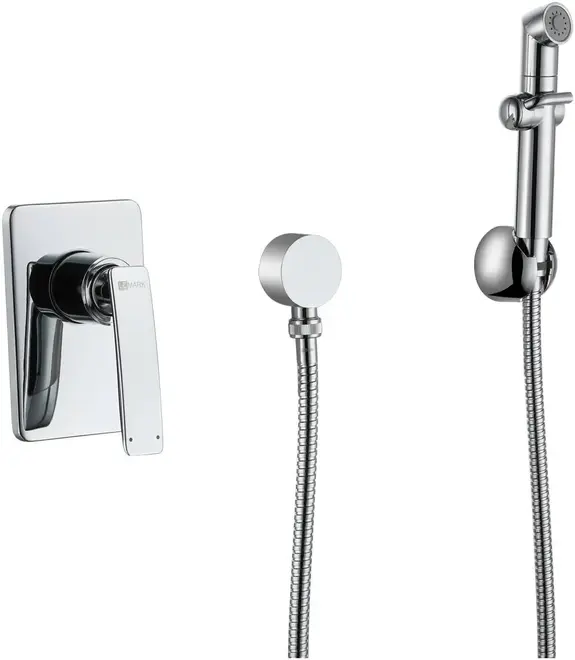 Lemark Bellario LM6819 смеситель с гигиеническим душем без излива хром (LM6819C)
