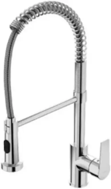 Tiemme Ten K504 смеситель для кухни с гибким изливом хром (411805601)