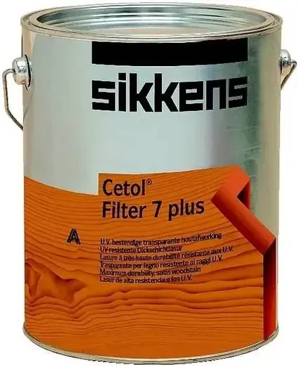 Sikkens Wood Coatings Cetol Filter 7 Plus декоративная пропитка для защиты древесины (1 л) №000 полуматовая