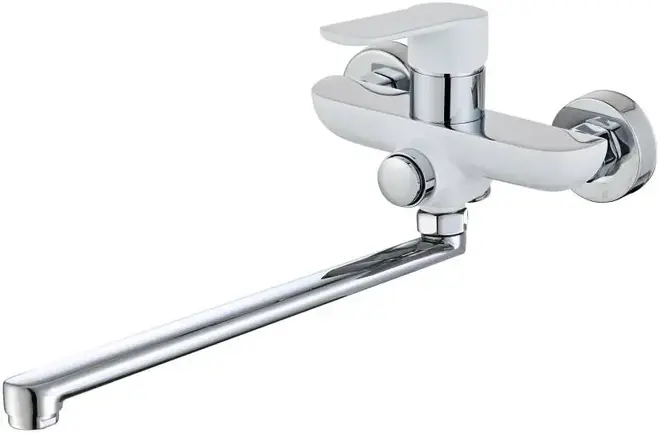 Hansen H22037 смеситель для ванны хром/белый (HL22037F)
