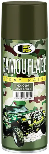 Bosny Camouflage Spray Paint спрей-краска (400 мл) армейская зеленая