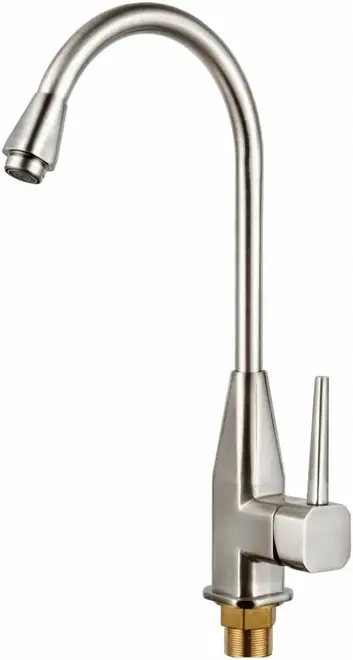Hansen H40082 смеситель для кухни сатин (H40082G)