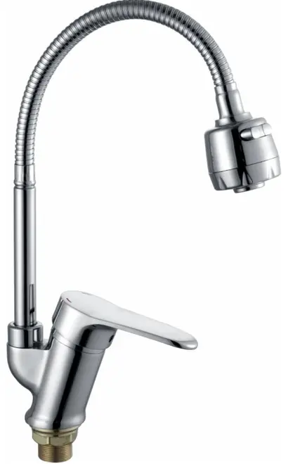 Hansen H52007 смеситель для кухни с гибким изливом хром (H52007)