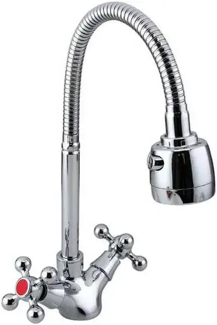 Hansen H52050 смеситель для кухни с гибким изливом хром (H52050)