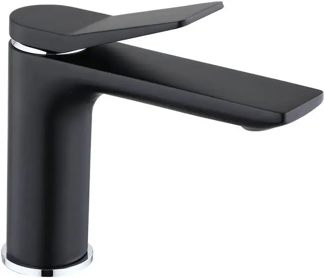 Hansen HL10099 смеситель для раковины черный/хром (HL10099C)