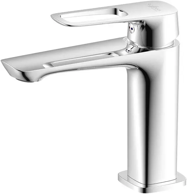 Rossinka Silvermix RS46 смеситель для раковины монолитный хром (RS46-11)