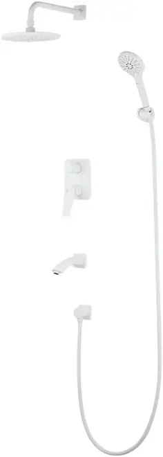 Lemark Bronx LM3722 система душевая скрытого монтажа белая матовая (LM3722MW)