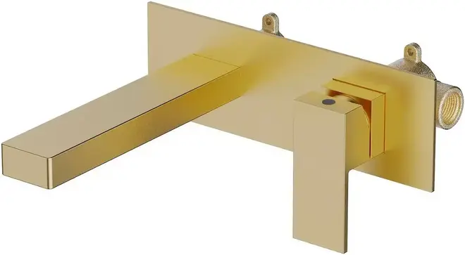 Timo Selene 2071 смеситель для раковины скрытого монтажа золото матовое (2071/17SM)