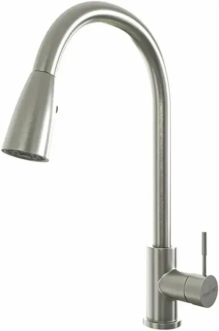 Mixline MLSS-0323 смеситель для кухни с выдвижной лейкой сатин (518615)