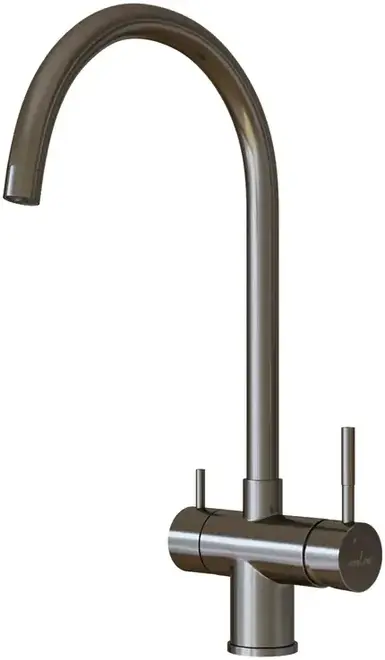 Mixline MLSS-0326 смеситель для кухни с подключением к фильтру черный графит (MLSS-0326BL/553826)