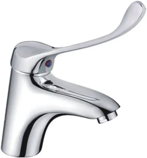 Haiba HB1054 смеситель для раковины локтевой хром (HB1054)