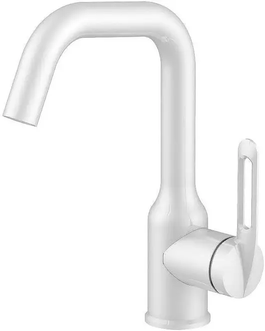 Haiba HB10825 смеситель для раковины белый (HB10825-8)