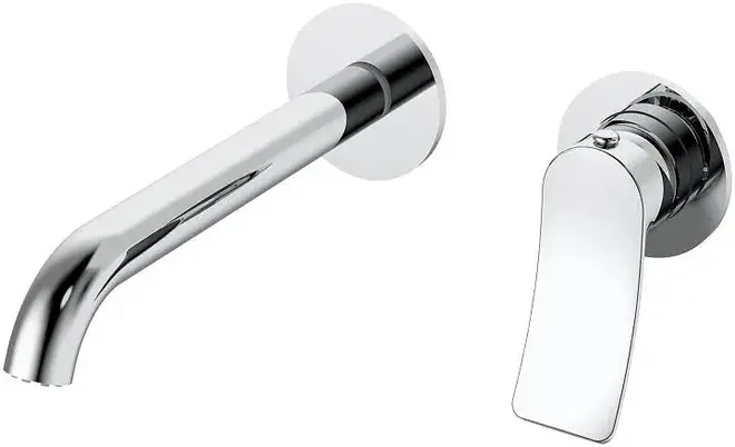 Haiba HB14553 смеситель для раковины скрытого монтажа хром (HB14553)