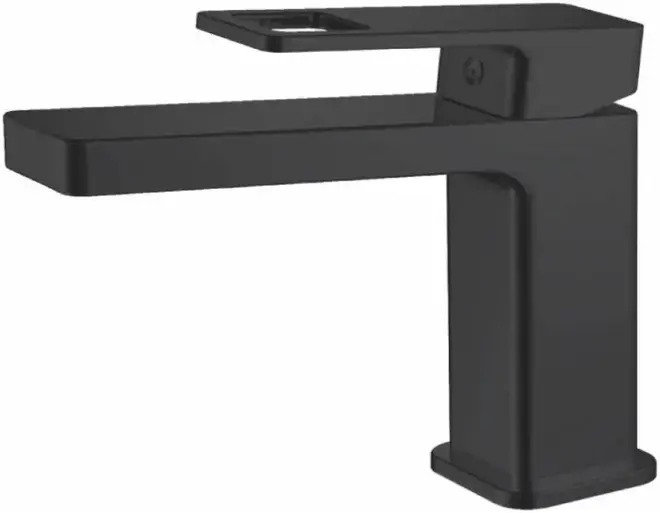 Haiba HB10615 смеситель для раковины черный (HB10615-7)