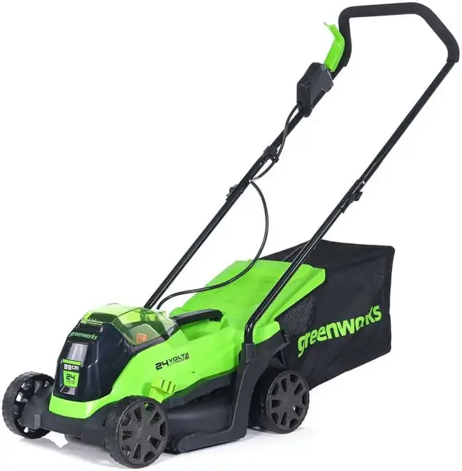 Greenworks GD24LM33K4 газонокосилка аккумуляторная (30 л) №2516107UB