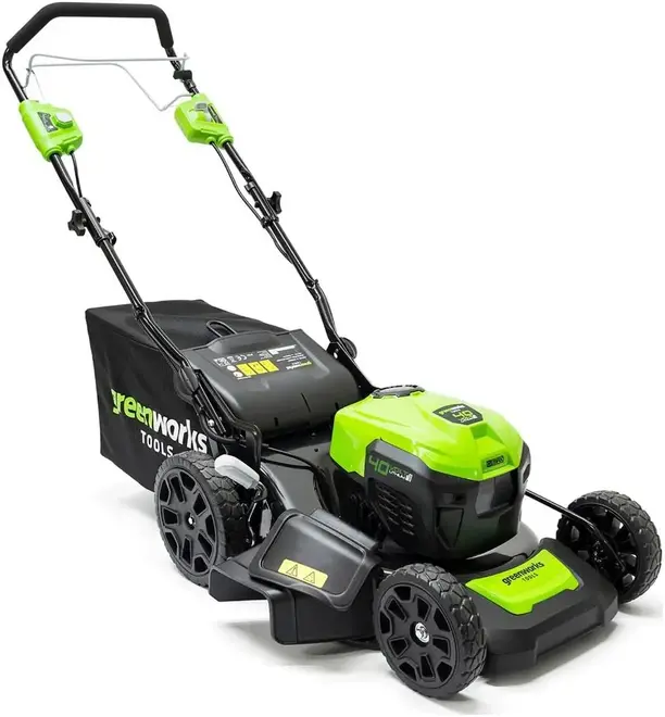 Greenworks GD40LM46SPK5 газонокосилка аккумуляторная самоходная (55 л) №2506807UG