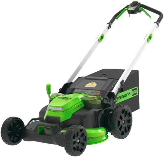 Greenworks GD60LM61 газонокосилка аккумуляторная самоходная (65 л, без АКБ) №2519107