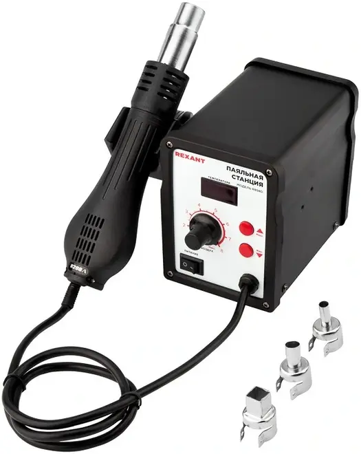 Rexant Kranz R858D паяльная станция термовоздушная цифровая (700 Вт)