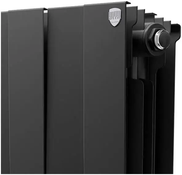 Royal Thermo Pianoforte 300 VDR80 радиатор 12 секций черный графитовый/Noir Sable