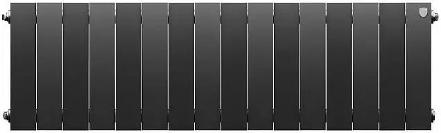 Royal Thermo Pianoforte 300 VDR80 радиатор 16 секций черный графитовый/Noir Sable