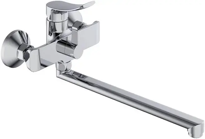 Haiba HB22553 смеситель для ванны хром (HB22553)