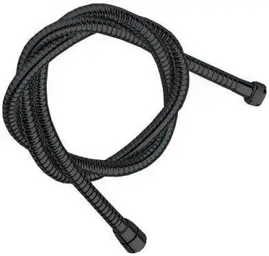 Remer 333CN шланг для душа 150 см черный хром брашированный (333CN150CFP)
