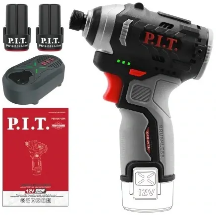 P.I.T. Impact PSD12K-120A/2
винтоверт аккумуляторный бесщеточный (12 В) №237638