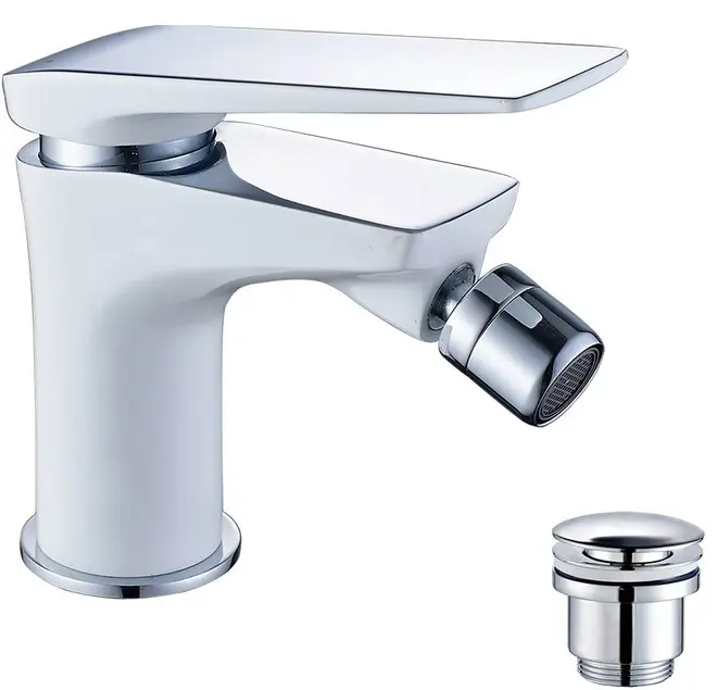 Lemark Allegro LM5908 смеситель для биде хром/белый (LM5908CW)