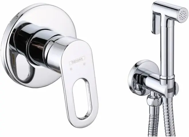Hansen HL6110 смеситель для биде встраиваемый хром (HL6110)